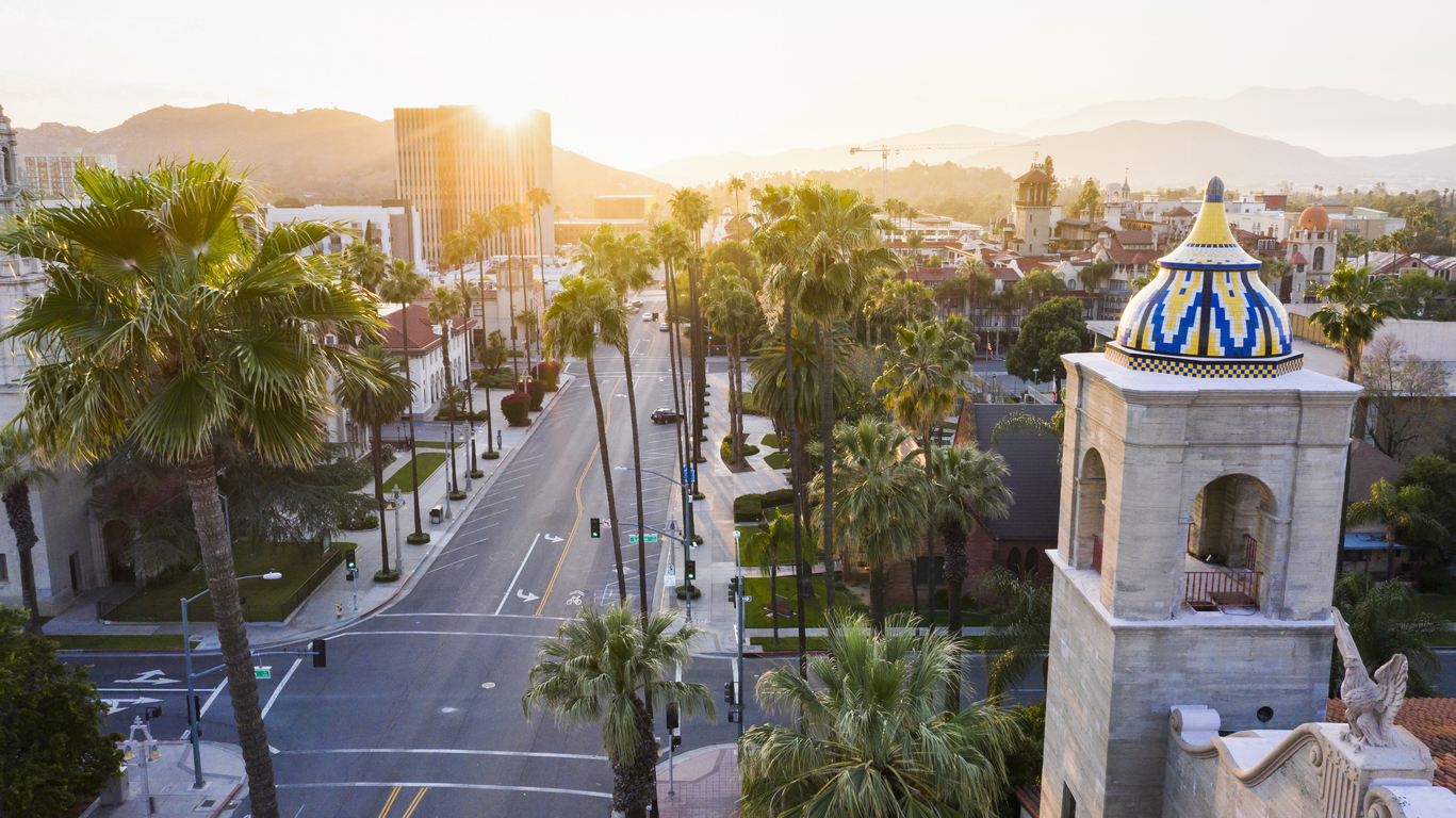 Panoramic Image of Riverside, California